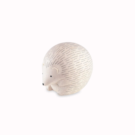 Gorgeous handmade wooden Hedgehog from the Pole Pole collection by Japanese brand T-Lab.