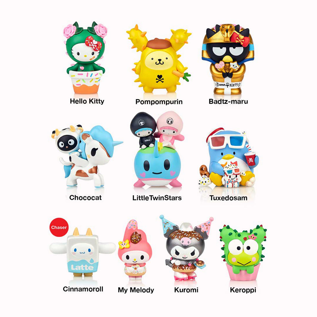 Tokidoki x Hello Kitty and Friends Blind Box Collectible. Your favourite Hello Kitty characters are together and ready to have fun! - Character Map