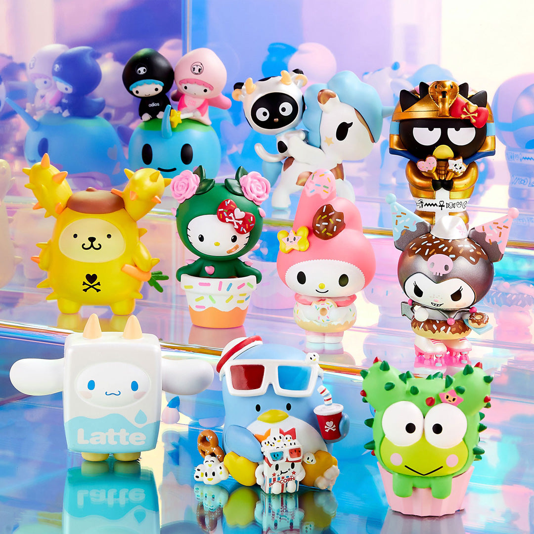 Tokidoki x Hello Kitty and Friends Blind Box Collectible. Your favourite Hello Kitty characters are together and ready to have fun!