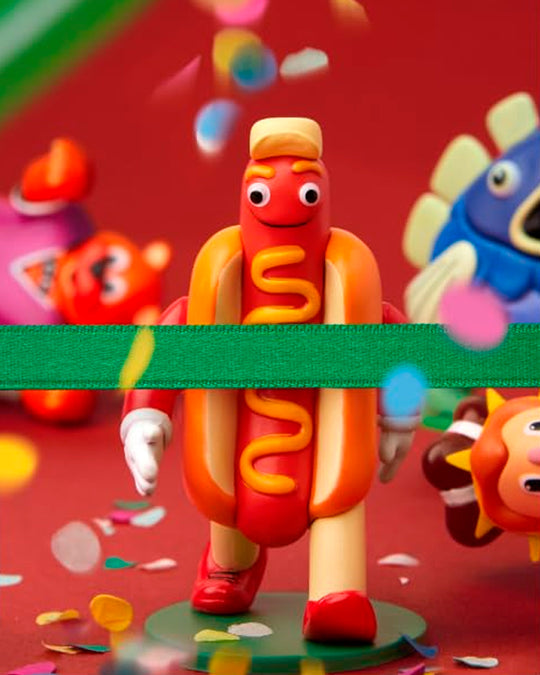 Hot Streak is a simultaneous betting game where players predict the outcome of an unpredictable mascot race, placing wagers before the action unfolds.