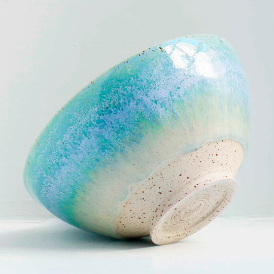 Spring Bowl | Speckled Stoneware Bowl | Hummingbird Egg