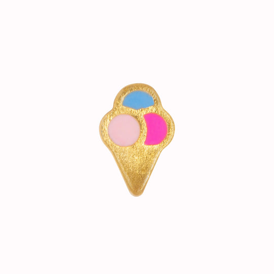 Ice Cone gives a lovely subtle pop of colour and mixes and matches brilliantly with other earrings in LULU Copenhagen's range. 