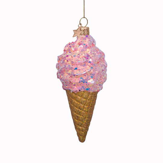 Ice Cream Cone | Christmas Tree Ornament