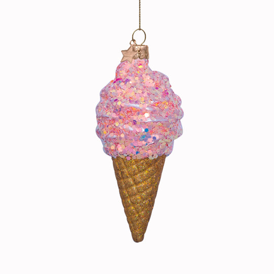 Ice Cream Cone | Christmas Tree Ornament