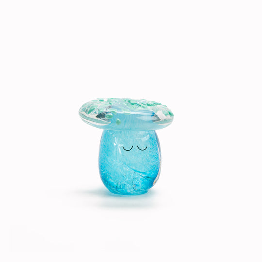 Crystal Blob | Glass Figurine | Speckled Shroom