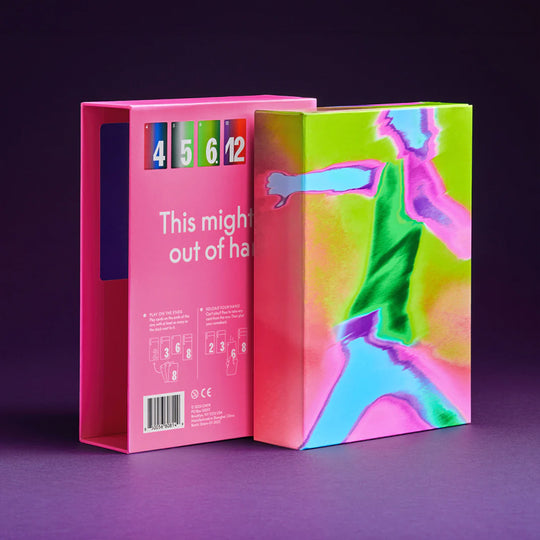 I’m Out is a clever, push-your-luck card game where reading the moment is everything. Stay in to collect more points; or get out before the round collapses. Lifestyle Box