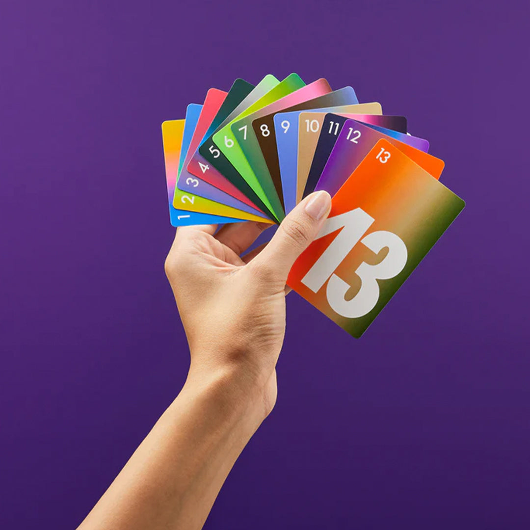 I’m Out is a clever, push-your-luck card game where reading the moment is everything. Stay in to collect more points; or get out before the round collapses. Card Play