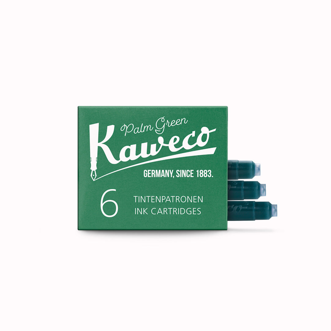 Pack of 6 orange Ink Cartridge Refills From Kaweco | Famed for their pocket-sized rollerballs and mechanical pencils, Kaweco have been designing and manufacturing precision writing implements since 1889.