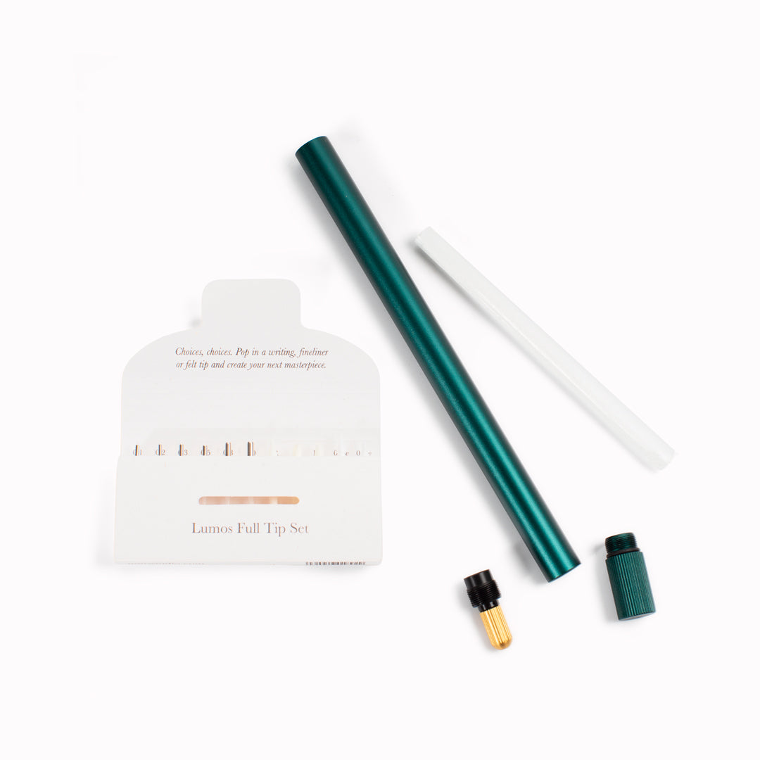 The Tom's Studio Lumos Pro Single Tip is a precision-engineered, infinitely refillable fineliner, writing and brush pen designed for creators who reject disposable tools.