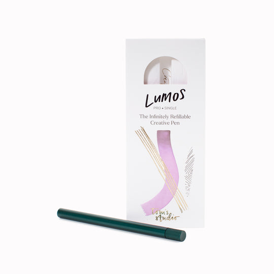 The Tom's Studio Lumos Pro Single Tip is a precision-engineered, infinitely refillable fineliner, writing and brush pen designed for creators who reject disposable tools.