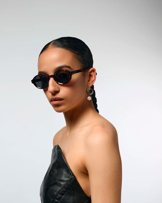 The Jace pushes further into a sharper, more fashion-led silhouette with narrow lenses and defined acetate lines.