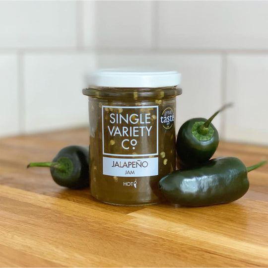 This award-winning jam combines the heat of British jalapeños with the tang of cider vinegar, striking a balance between spicy and sweet.