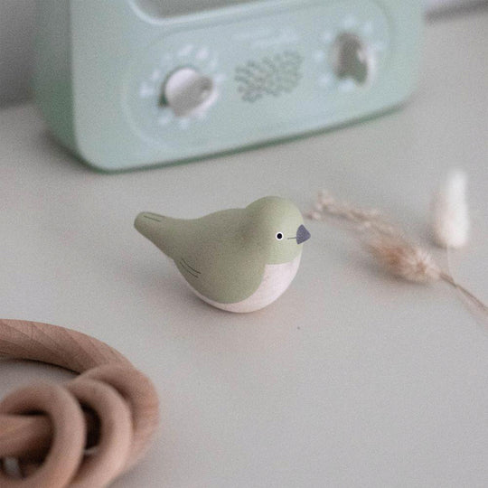 Adorable handmade Japanese White Eye Bird from the Limited Edition Kotori collection by Japanese brand T-Lab.
