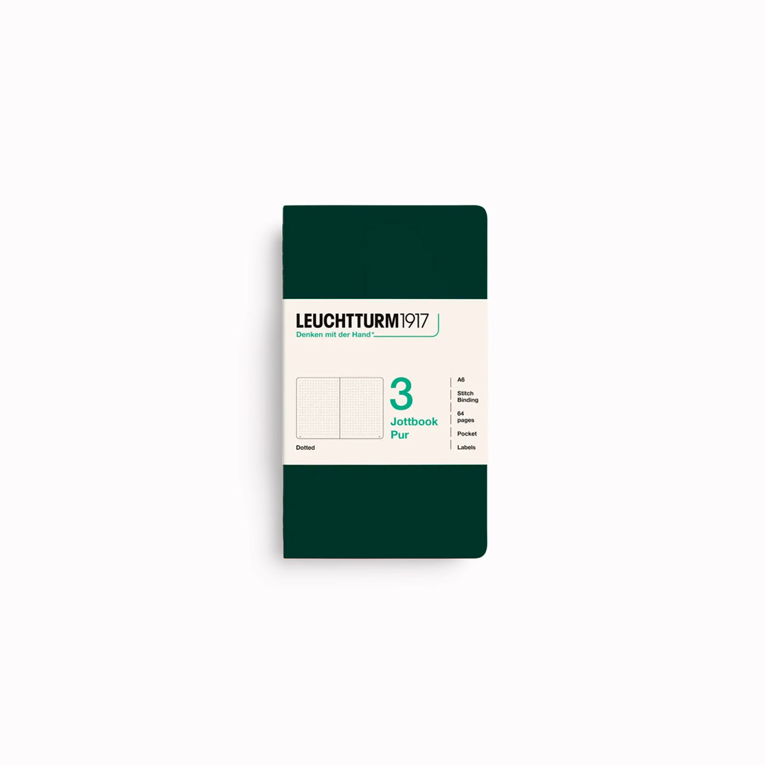 Triple pack of A6 sized notebooks with textured embossed cardboard cover - lightweight, easy to carry in a bag, and great for 'jotting' down notes or sketches.&nbsp;