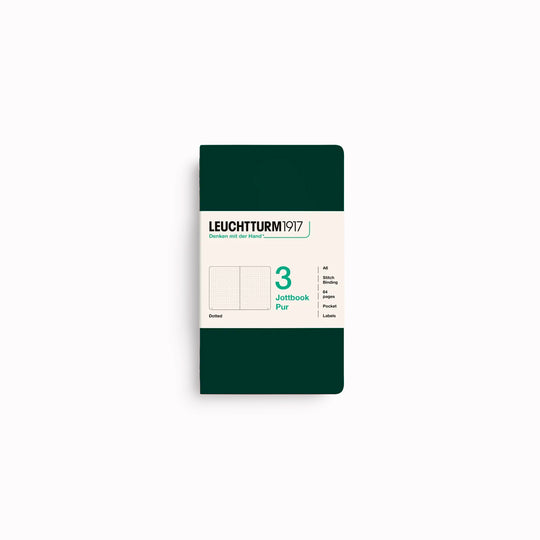 Triple pack of A6 sized notebooks with textured embossed cardboard cover - lightweight, easy to carry in a bag, and great for 'jotting' down notes or sketches.&nbsp;