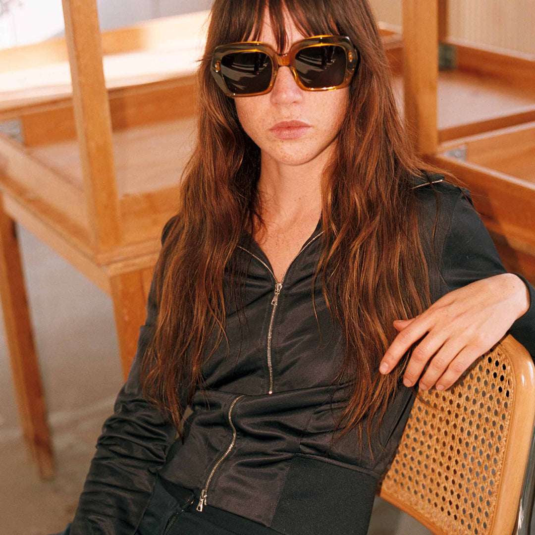 Kaia | Sunglasses | Havana / Grey Gradient Lens