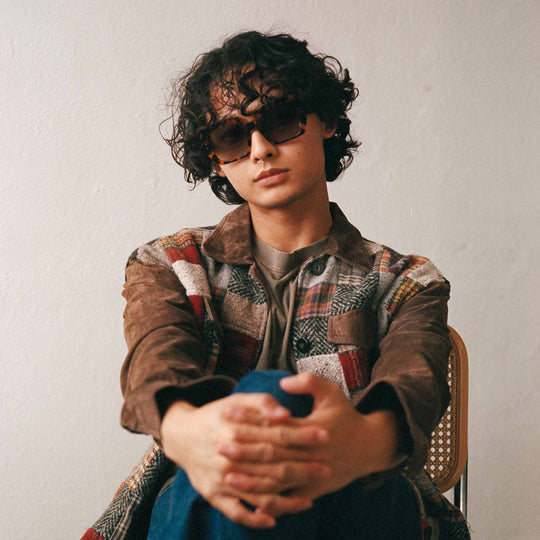 The Kaia features an oversized design with a vintage-inspired look, making it one of the more playful options in the Monokel Eyewear collection. It is carefully made, combining square lenses with thick, prominent frames.