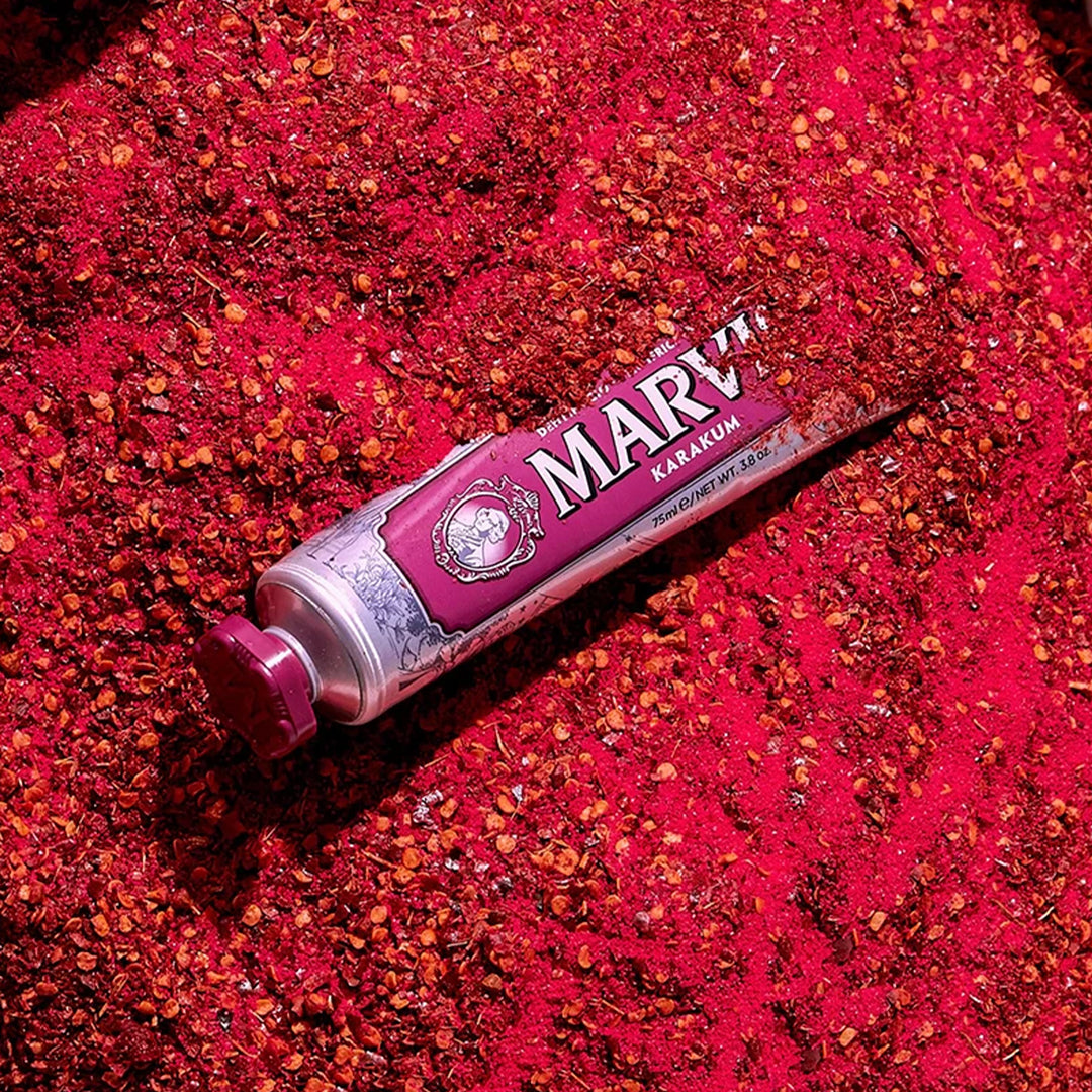 Formulated in Florence with fluoride and gentle whitening agents, Karakum is where Italian luxury toothpaste meets a travel wanderlust.