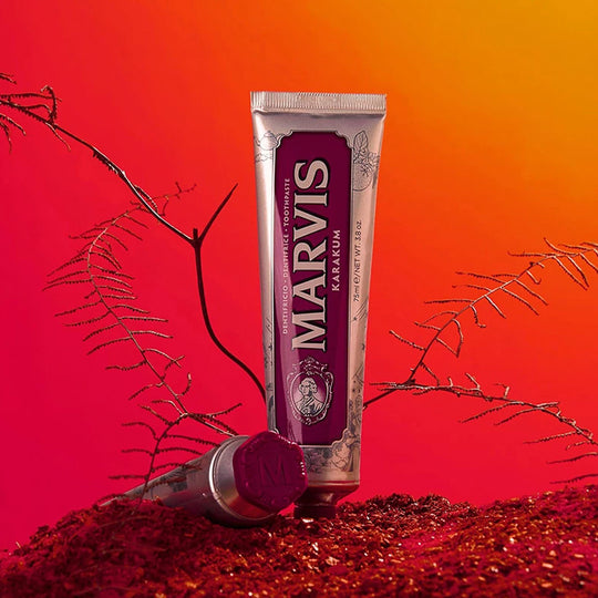 Formulated in Florence with fluoride and gentle whitening agents, Karakum is where Italian luxury toothpaste meets a travel wanderlust.