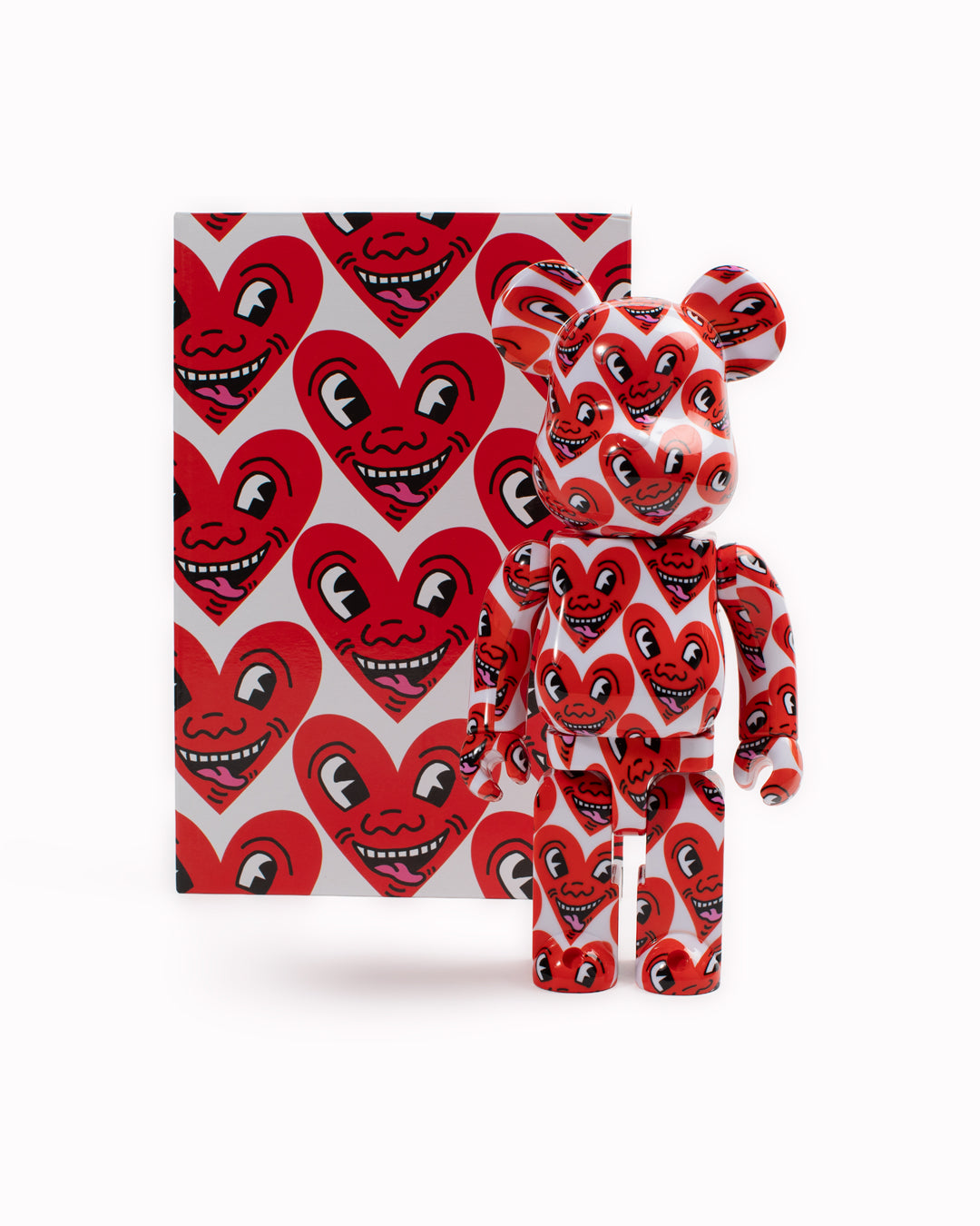 A celebration of one of pop art’s most enduring visual languages, the Keith Haring #6 Bearbrick pairs Medicom Toy’s iconic collectible with the bold figures and graphic motifs that made Haring famous around the world.