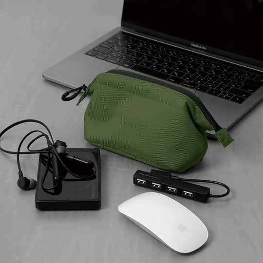 Soft Gadget Pouch | Khaki Green | Small