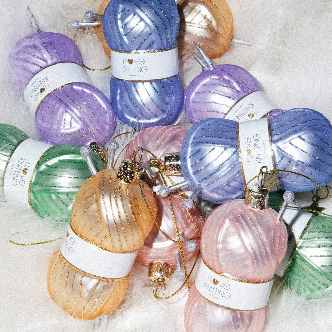 I Love Knitting | Christmas Tree Ornament
