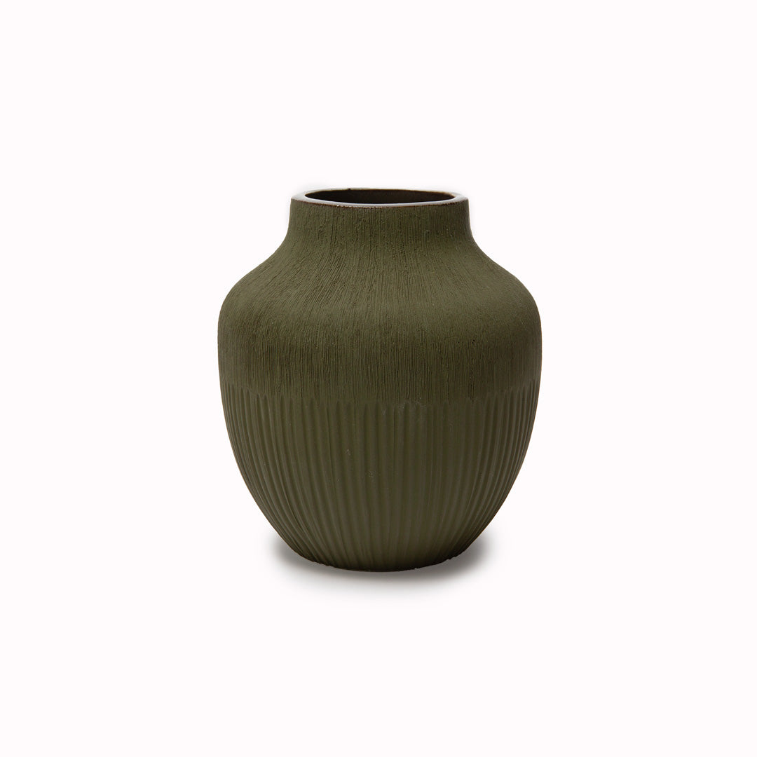Kyoto | Forest Green | Small Vase | H. 12cm
