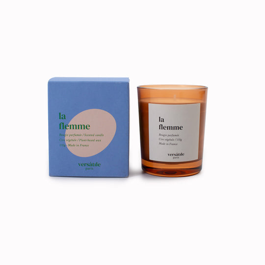 Hand-poured in France using natural, vegan wax, this candle has warm, sweet-floral notes balanced by fresh, uplifting undertones.