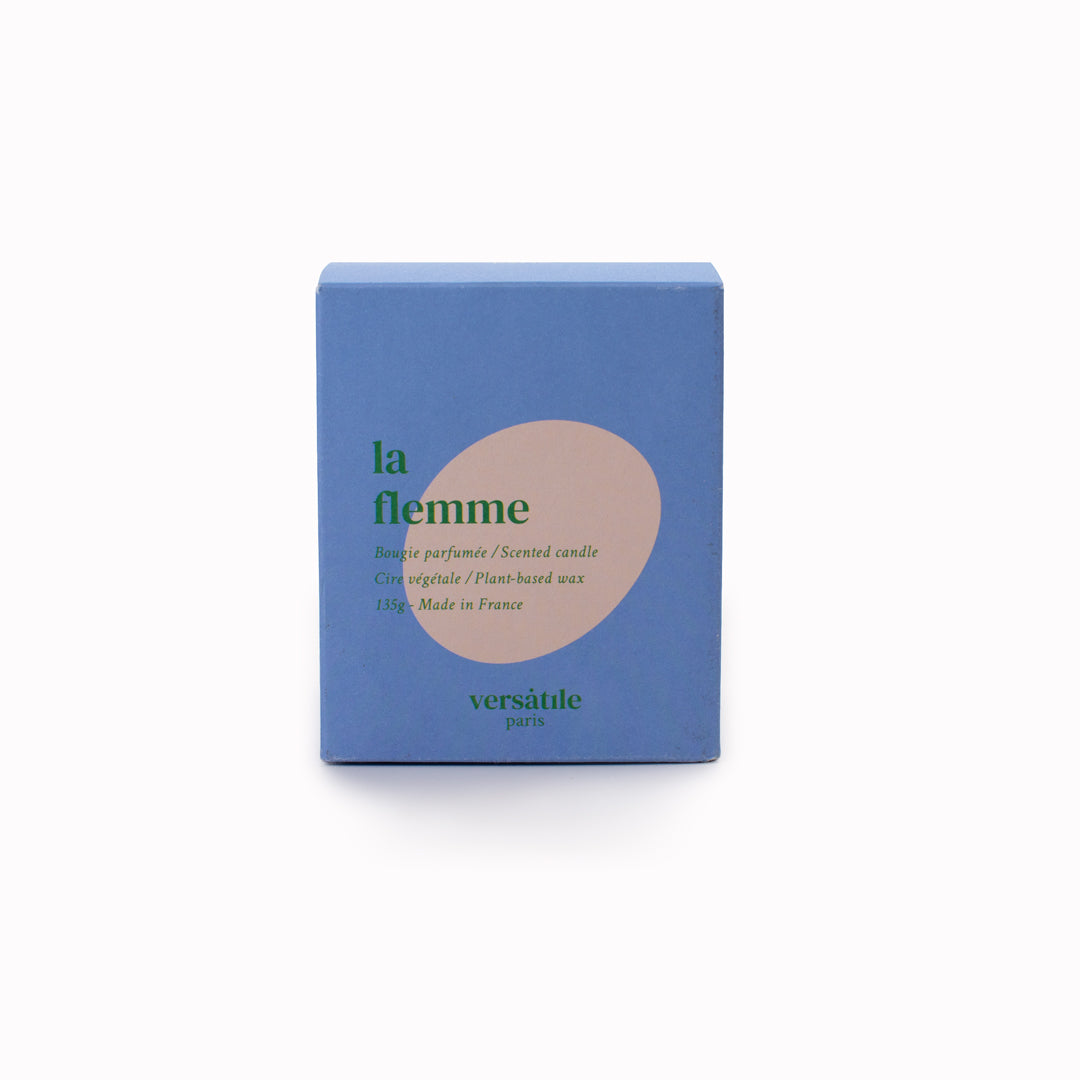 Hand-poured in France using natural, vegan wax, this candle has warm, sweet-floral notes balanced by fresh, uplifting undertones.