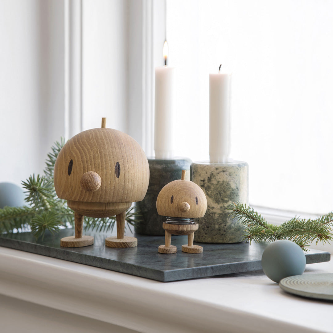 Collection of playfully designed Hoptimist in solid oak from the Danish Designers Hoptimist.