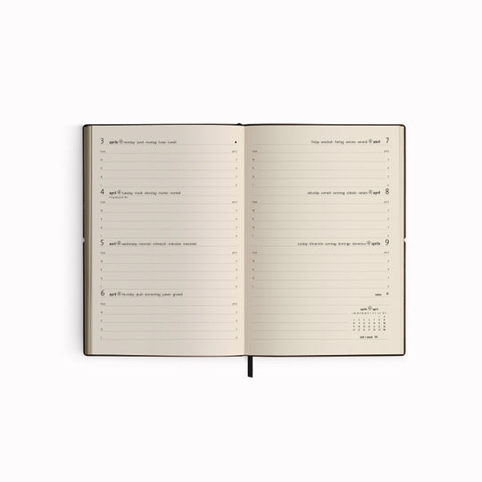 Trends Weekly Horizontal Diary | 2026 | B6