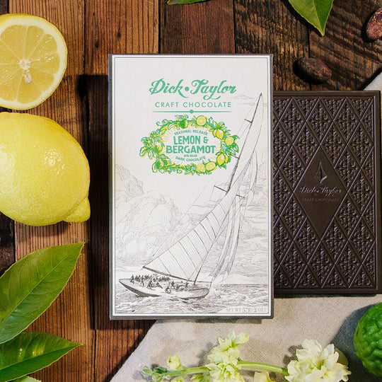 Lemon Bergamot | 65% Dark Chocolate Bar | 60g