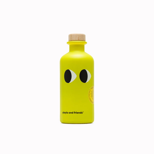The Lemon infused oil has low acidity and high nutritional value, cold pressed with fresh greek lemons.