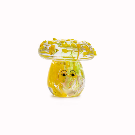 Crystal Blob | Glass Figurine | Speckled Shroom