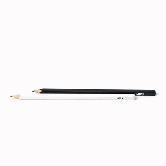 Less & More Pencil | Duo