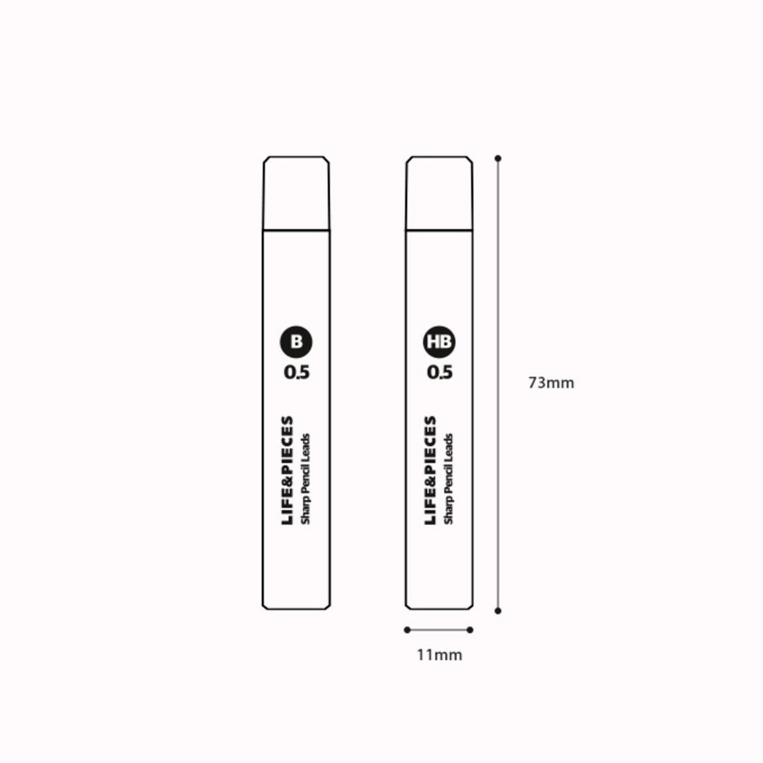 Mechanical Pencil HB Refill | Life & Pieces | 0.5mm