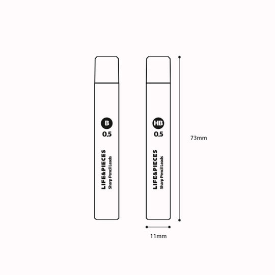 Mechanical Pencil HB Refill | Life & Pieces | 0.5mm