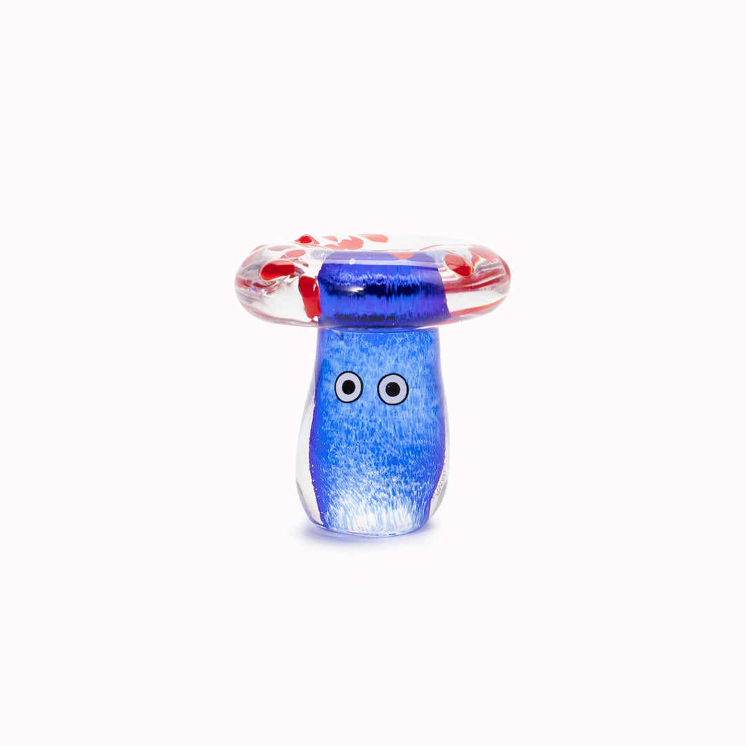 Crystal Blob | Glass Figurine | Speckled Shroom