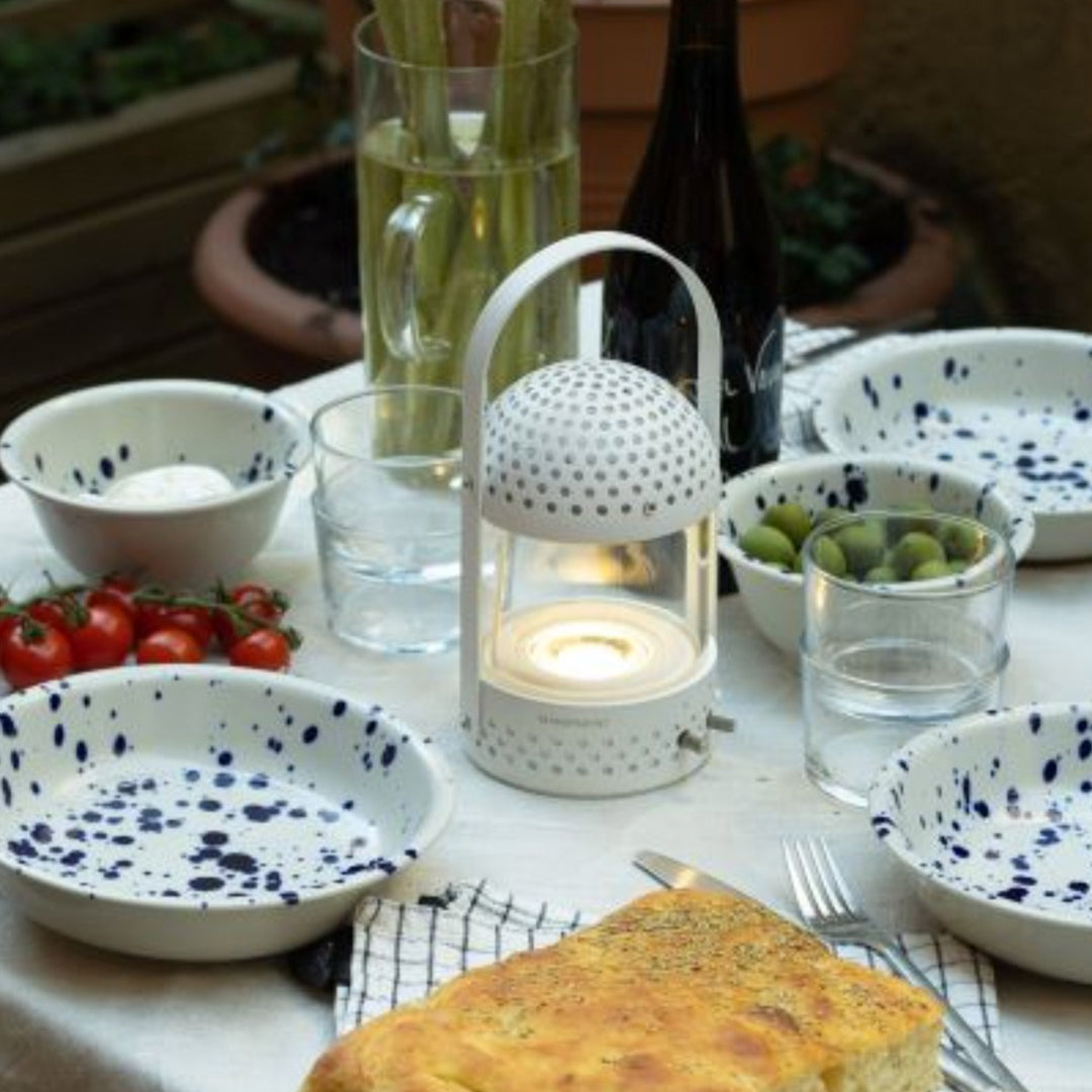 Light Speaker | Bluetooth Powered Speaker | White