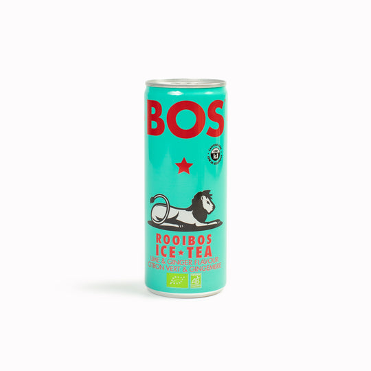 Experience the distinct quality of Bos Lime and Ginger Rooibos Ice Tea. This invigorating beverage offers a unique blend of natural lime and fiery ginger