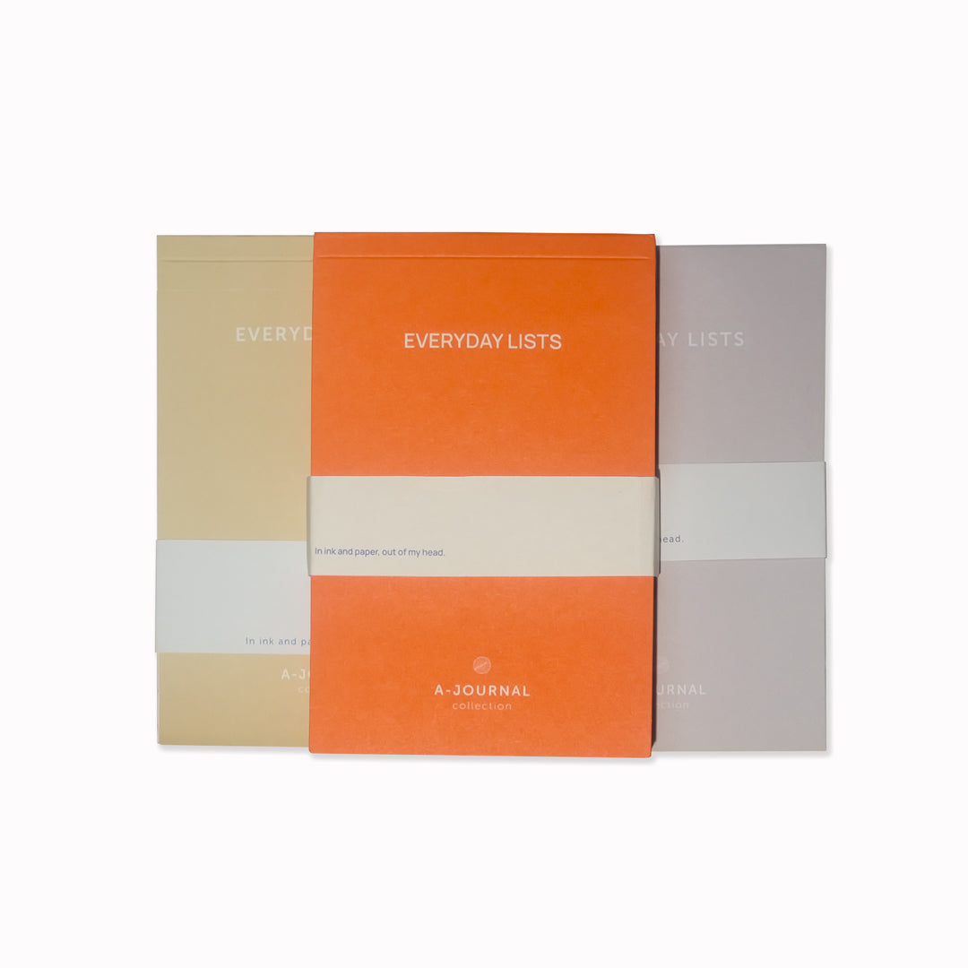 A compact tear-off notepad with a soft, colour-led finish. Clean, minimal, and built for quick capture without excess structure.