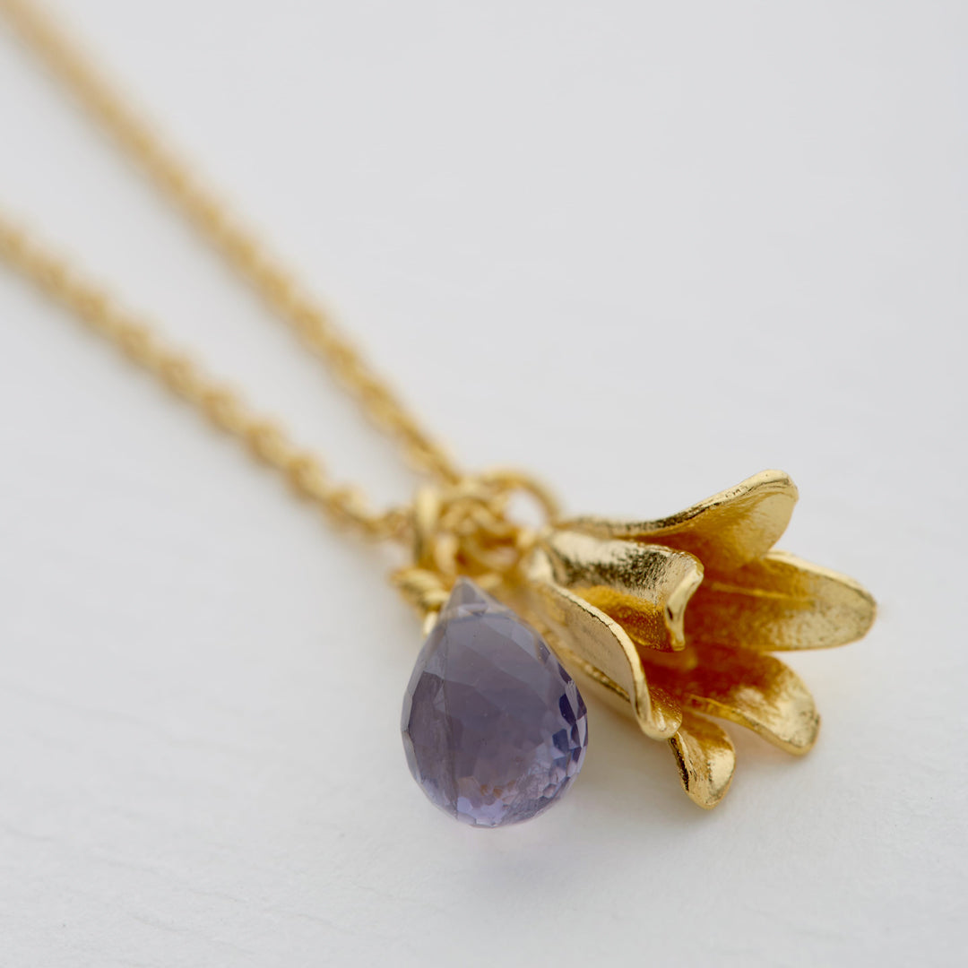 Little Bluebell Necklace | Sterling Silver or 22ct Gold Plated