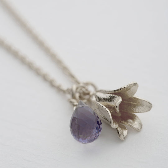 Little Bluebell Necklace | Sterling Silver or 22ct Gold Plated