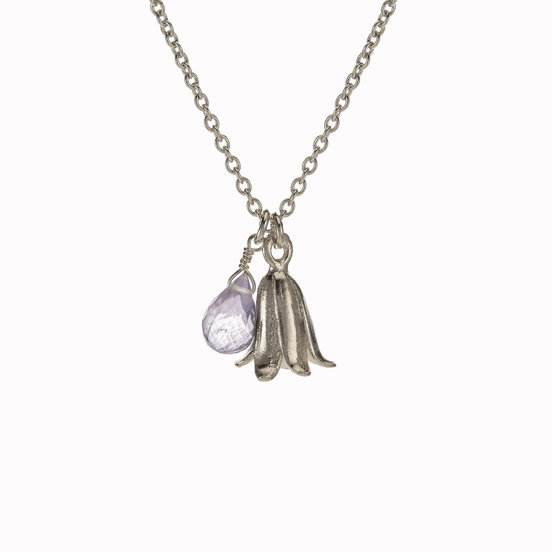 Little Bluebell Necklace | Sterling Silver or 22ct Gold Plated
