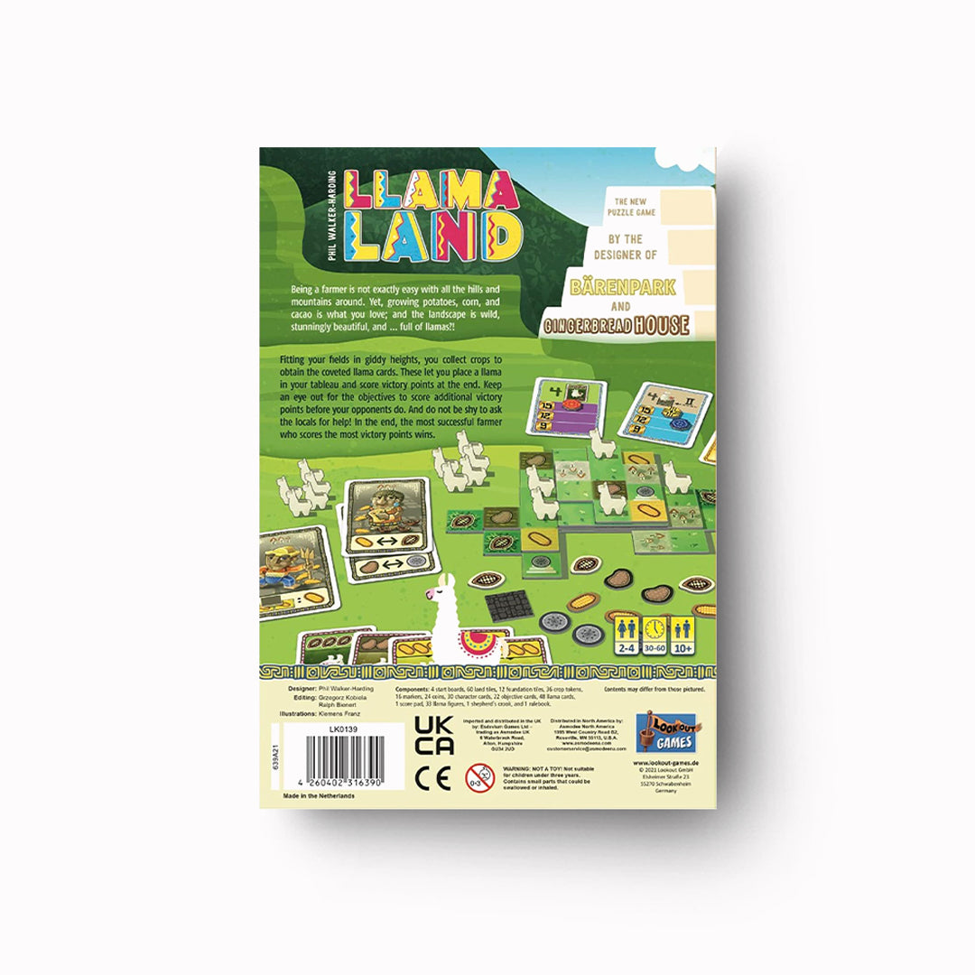 Llamaland | Family Board Game