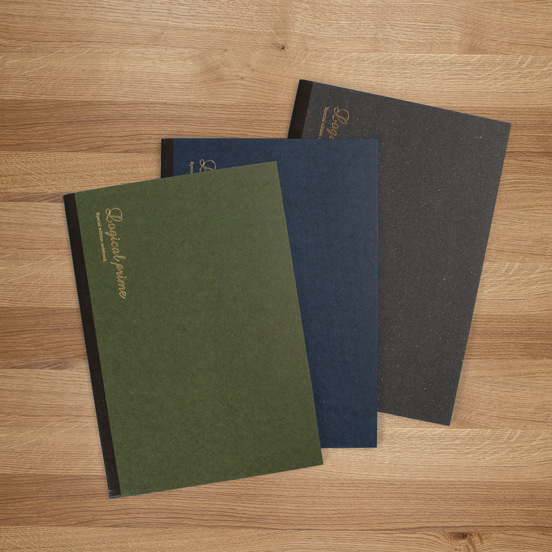 Logical Prime Notebook | 6mm Grid | A5 Grey