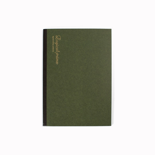 Logical Prime Notebook | Ruled | A5 | Green