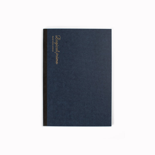 Logical Prime Notebook | Ruled | A5 | Navy