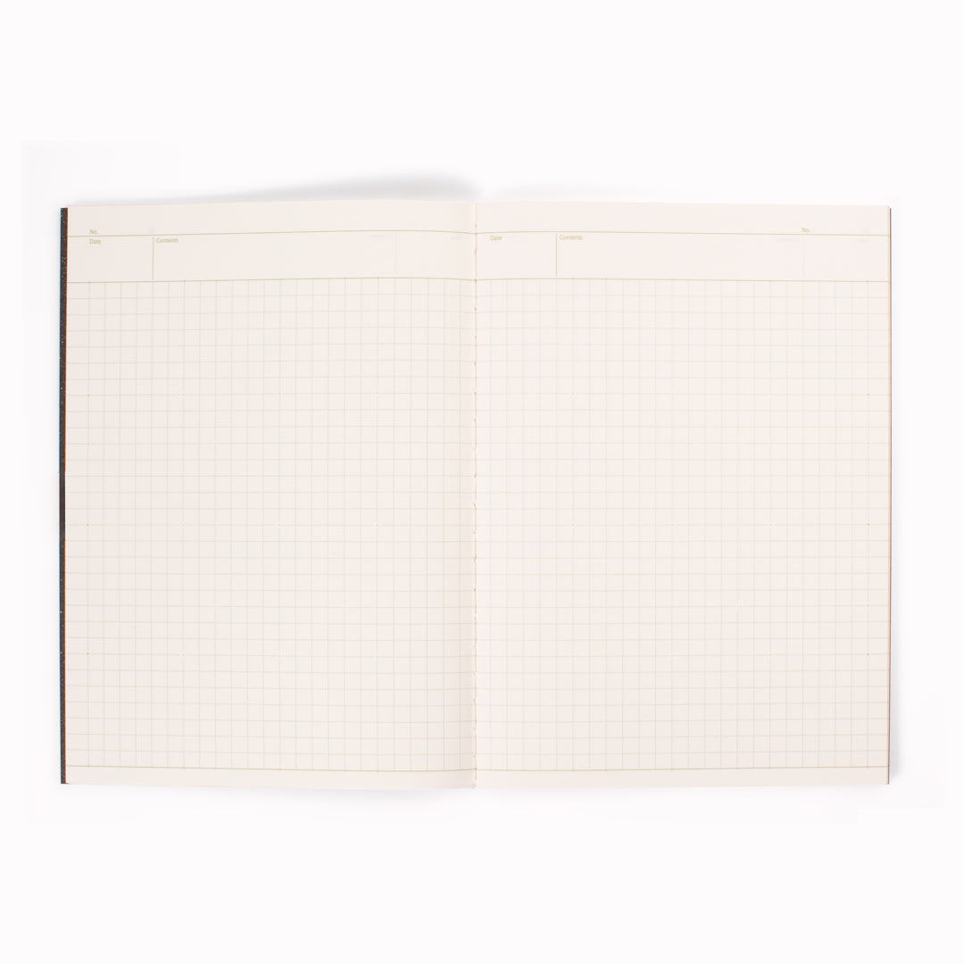 Logical Prime Notebook | 6mm Grid | A5 Grey