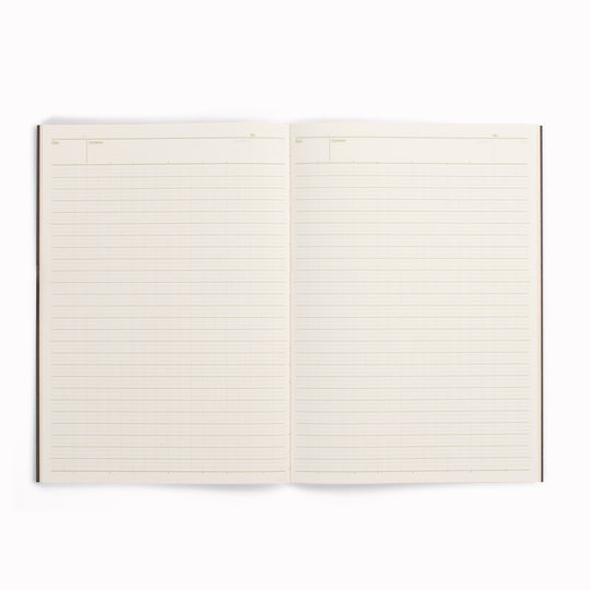 Logical Prime Notebook | Ruled | A5 | Navy